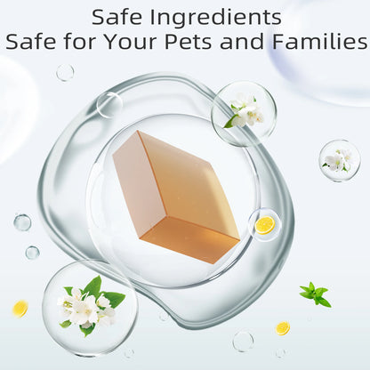 N50 Cat Litter Deodorizer Blocks - Strong Odor Eliminator, Long-Lasting Freshness, Refillable Cubes for Litter Box Odor Control