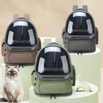 Pet Cat Carrier Bag Outdoor Travel Backpack for Cats Small Dogs Breathable Cat Carrying Bag Pet Supplies Transparent - shimendi