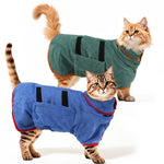 New Dog Bath Towel  Pet Absorbent Bathrobe Size Dog Cleaning Full Body Wrapping Cat Bath Towel - shimendi