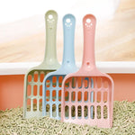 Pet Cat Excrement Cleaning Litter Basin Shovel Supplies Available In Multiple Colors Tofu Mesh Hollowed Out - shimendi