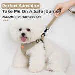 ONECUTE Handsfree Pet Dog Puppy  Harness  with Adjustable Traction Rope  Cat Breathable and Not Tight shimendi Sécurité et Confort pour Chien chat| Shimendi