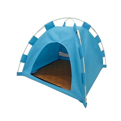 Cat Tent Bed Waterproof Portable House Outdoor Pet Warm Cushions Furniture Sofa Basket Winter Beds Kitten Sleeping Nest Tents