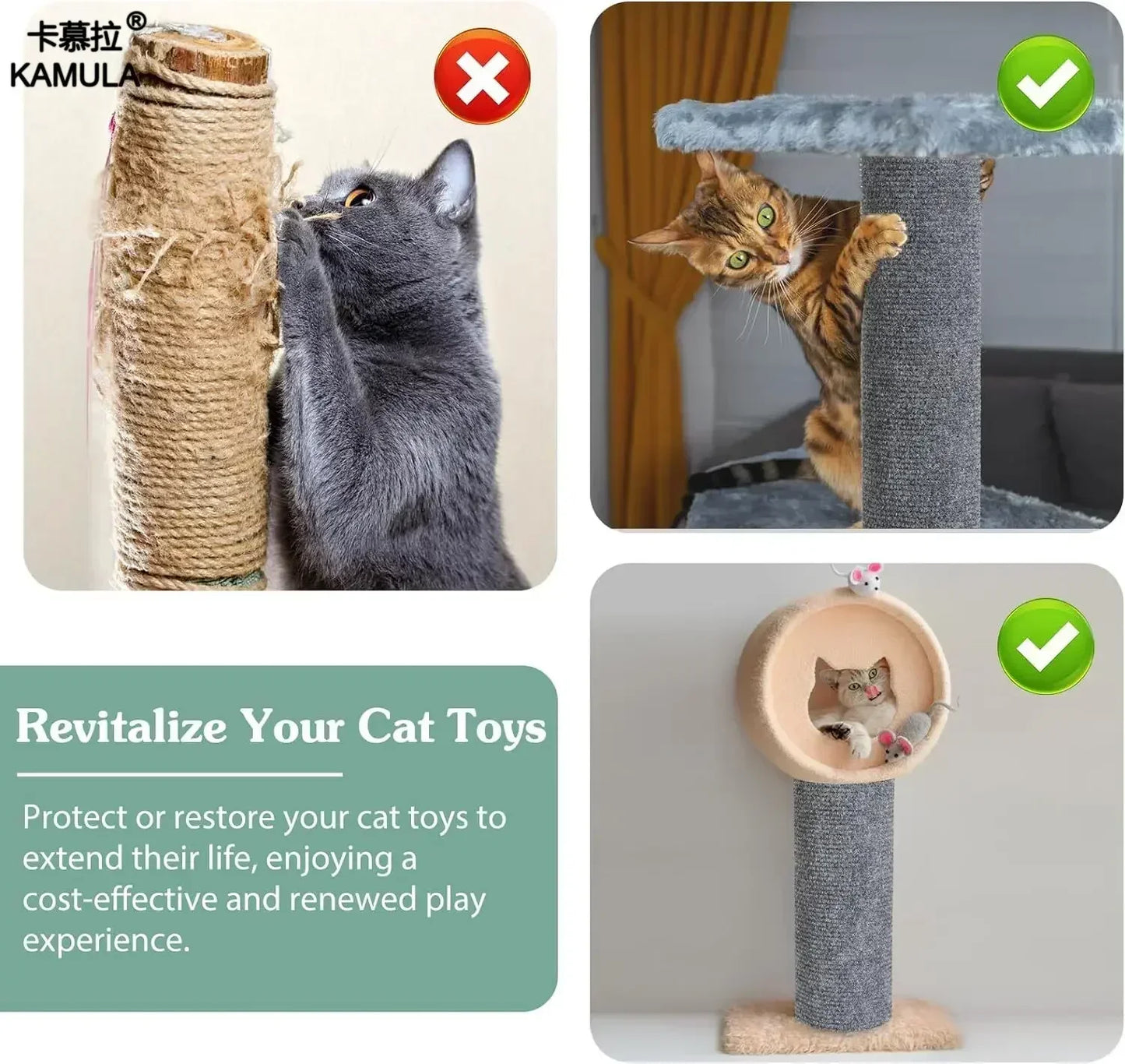 Cat Scratcher Sofa Protector Cats Scratcher Pad Board Protection Trimmable Self-adhesive Carpet Corner Wall DIY Cat Scratch Mat