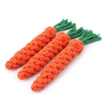 1Pcs Carrot Dog Bite Rope Pet Dog Toys Safe Durable Braided Bite Dog Chew Toys Resistant Puppy Molar Cleaning Teeth Cotton Rope shimendi Sécurité et Confort pour Chien chat| Shimendi