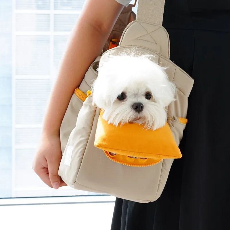 Onecute Pet Carrier Shoulder Bag Travel Bag Business Packages Transport Basket For Small Medium Dogs