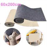 60x200cm Cat Scratcher Sofa Protector Cats Scratcher Pad Board Protection Trimmable Self-adhesive Carpet DIY Cat Scratch Mat - shimendi