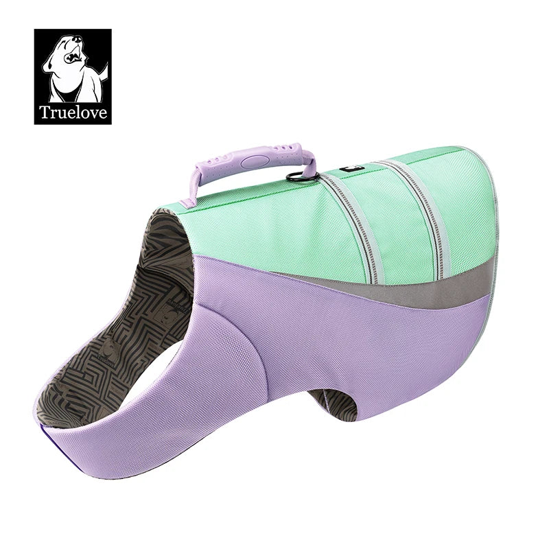 Truelove Pet Swimming Life Jacket Safety Vest for Dog in Summer Fashion Adjustable Reflective in Pool Surfing Drifting TLY1951