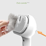 Upgraded Pet Spray Grooming Comb Steamy Floating Hair Removal Cleaning Steam Brush Styling for Dogs Cats Accessories - shimendi