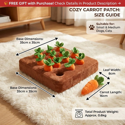 Snuffle Mat Dog Plush Toy For Carrot Field Nose Work Game Interesting Products Care Dogs Nose Training Pet Products Dog Stuff