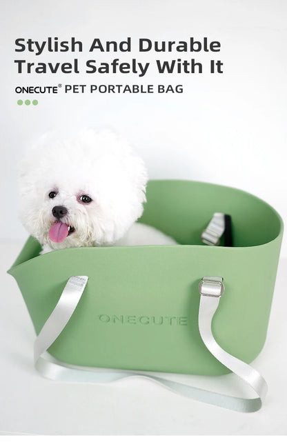 EVA Pet Carrier Bag, Waterproof & Breathable Dog Cat Shoulder Backpack, Lightweight Portable for Small Animals Outdoor Travel