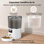 Automatic Pet Feeder 4L Automatic Cat Food Dispenser Smart Control Bug and Snag Resistant Cat Dog Timer Feeder - shimendi