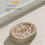 2in1 Cat Scratching Board Protect Furniture Grinding Claw Toys Oval Sisal weaving Wear-resistant Cat Nest Cat Accessories - shimendi