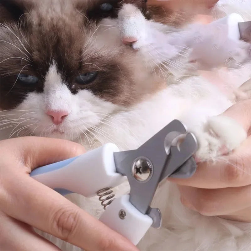 Professional Pet Nail Clipper Stainless Steel Dog Cat Nail Trimmer Labor-Saving Nail Clipper Convenient Dog Grooming Supplies - shimendi