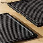 KEMORELA 2-in-1 Dog Potty Tray And Cat Litter Mat Non-Slip Waterproof Soft Paw-Friendly Grid Pattern for Easy Cleaning - shimendi