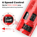 Dog Nail Grinder Dustproof with 2 LED Light - Super Quiet Powerful 6-Speed Nail Trimmer File for Small Medium Large Dogs dog acc - shimendi