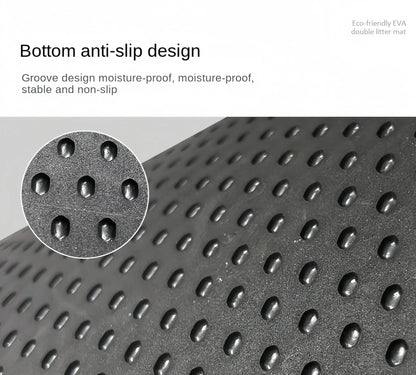 Cat Litter Mat Waterproof Double Layer Pet Litter Box Mat Pet Toilet Cat Mat Nonslip Sand Cat Washable Mat Pet Clean