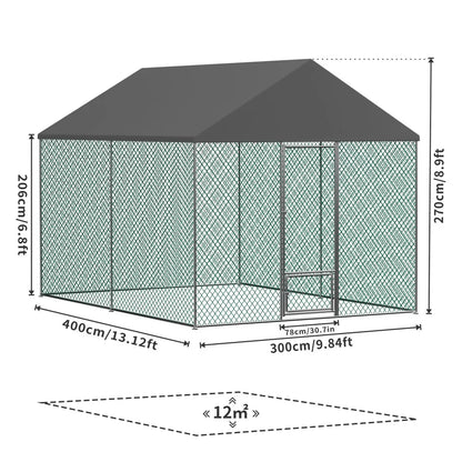 XXL XL Large Outdoor Chicken Run Coop Heavy Duty Walk-In