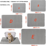 Cat Litter Mat Large Size Waterproof Pet Toilet Cat Litter Trapping Mat Non Slip Double Layer Cats Litter Box Pad Pet Product - shimendi