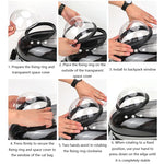 Pet Cat Carrying Bag Space Pet Backpacks Breathable Portable Transparent Backpack Puppy Dog Transport Carrier Space Capsule Bags - shimendi