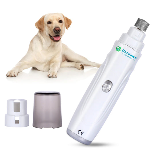 Dog Nail Grinder USB Rechargeable Electric Pet Paws Clipper & Trimmer Painless Paws Grooming Quiet 2-Speed Dog Nail File - shimendi