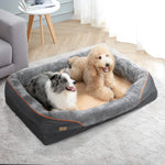Large Dog Bed Soft Comfortable Anti Allergy Warm Fleece Removable Washable Cover Pet Bed Waterproof - shimendi