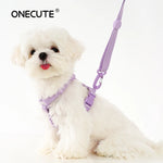 dog harness dog collar dog leash Macarone color cat accessories pet small dog accessories small dog harnessdog supplies - shimendi