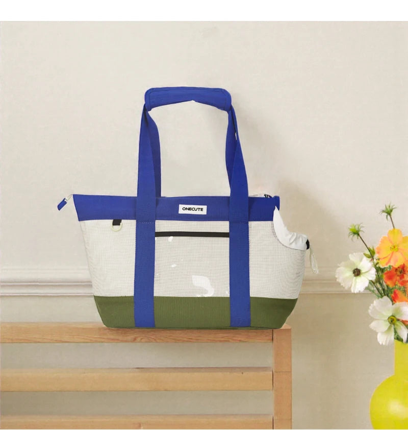 ONECUTE Airline Approved Cat Carrier, Portable Pet Bubble Backpack with Safety Strap, Lightweight Dog Travel Bag