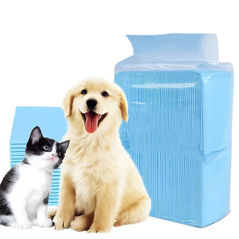 Super Absorbent Pet Diaper Dog Training Pee Pads Disposable Thickened For Cats Dog Diapers Cage Mat Pet Supplies Puppy Potty Pad