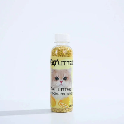 Cat Litter Deodorizing Beads Bottle - Odor Eliminator for Comfortable Home Smell Freshener for Cat Litter Box