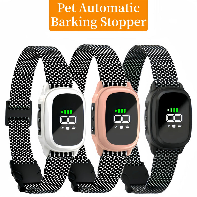 YHLC Automatic Anti Barking Dog Collar, Rechargeable Bark Stopper, Stop Barkin, Electric Training Collar for Dog - shimendi