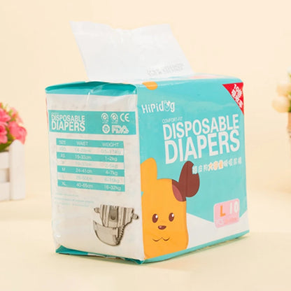 Super Absorption Dog Diapers Female Dog Physiological Pants Puppy Underwear Disposable Leakproof Nappies Dogs Sanitary Pants