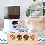 5L Double Bowls Smart Automatic Cat Feeder With Camera Cat Dry Food Video Dispenser Pet Smart Voice Recorder Auto Feeder For Dog - shimendi