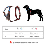 Durable Large Dog Harness Genuine Leather Dog Vest Harnesses Adjustable Quick Control With Handle Pet Supplies For Labrador shimendi Sécurité et Confort pour Chien chat| Shimendi