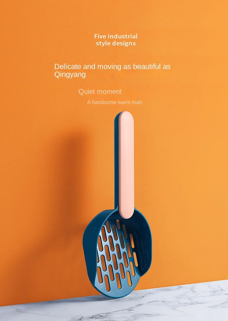 Advanced Cat Litter Shovel Set, Kitten Poop Cleaning Pet Shovel Cleaning Toilet Set, Convenient Cleaning Poop - Durable and Lightweight Pet Cleaning Tool Set