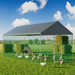 XXL XL Large Outdoor Chicken Run Coop Heavy Duty Walk-In - shimendi