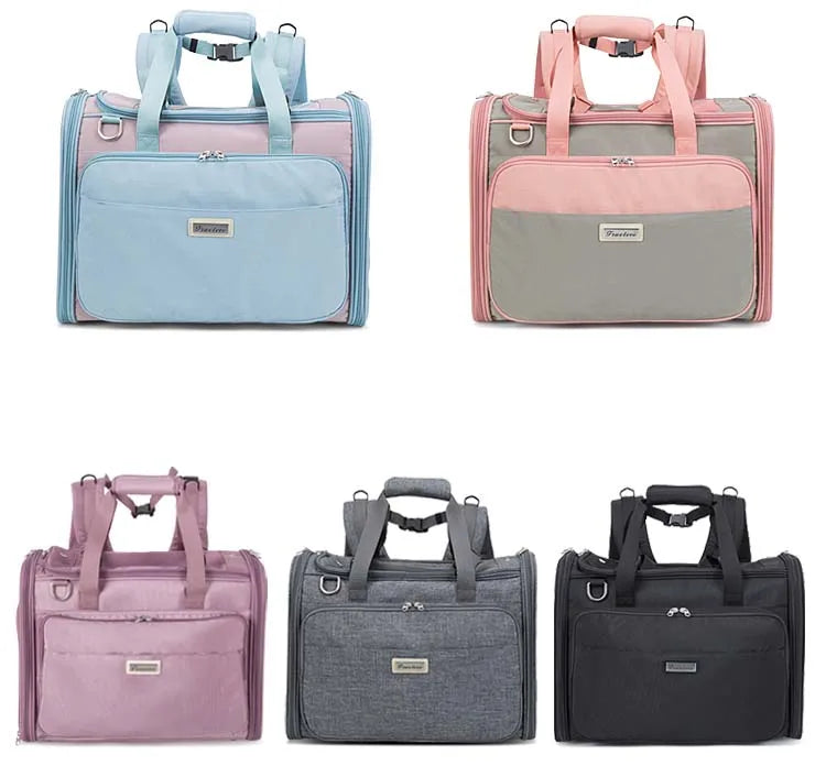 Truelove Waterproof Pet Carrier Bag for Small Dogs Cats High-Grade Polyester,Eco-Friendly & Airline Approved Design TLX2971
