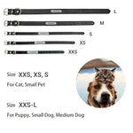 Personalized Dog Collar Name Carved ID Anti-lost Solid PU Leather Collar For Small Medium Large Dogs Puppy Cat Pet Supplies Pink - shimendi
