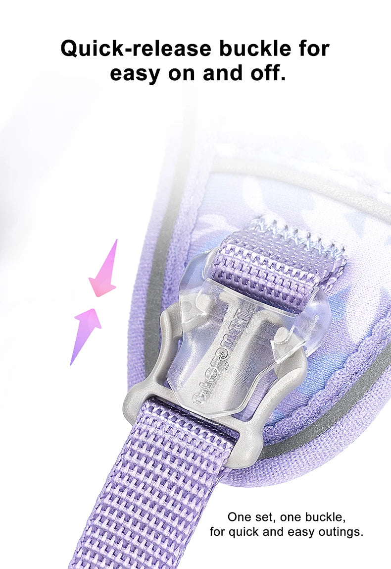 Truelove Pet Harness and Leash Set Ultra-Lightweight Breathable High Quality Nylon Mesh Reflective Night Training Dog TLH2918