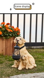 1 pc Patio decoration, outdoor, entrance decoration. Garden, villa solar simulation puppy decoration shimendi Sécurité et Confort pour Chien chat| Shimendi