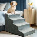 Pet 3/4 Step Stair Dog Cat Ramp Ladder High-Density Foam Sponge Dogs Sofa Removable and Washable Training Pet Ramp Stairs shimendi Sécurité et Confort pour Chien chat| Shimendi