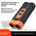 Dog Repeller Portable Ultrasonic Deterrent Handheld Anti-barking 3in1 Dog Training Device Repel Animals Pets Dog Trainer - shimendi