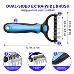 Professional Pet Deshedding Brush Dog Hair Remover Pet Fur Knot Cutter Puppy Cat Comb Brushes Dogs Grooming Shedding Supplies shimendi Sécurité et Confort pour Chien chat| Shimendi