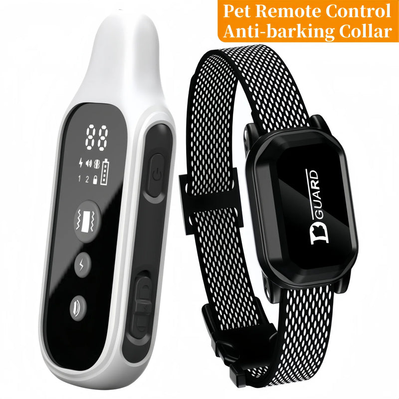 800m Digital Dog Training Collar Waterproof Rechargeable Remote Control Pet with LCD Display for All Size Shock Vibration Sound - shimendi