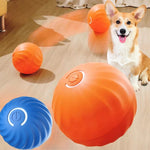Pet Toy Ball Automatic Moving Dog Toy Ball Smart USB Jumping Rotating Interactive Dog Chew Toy Ball for Puppy Ball Toy - shimendi
