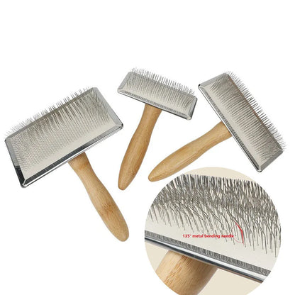 Dog Comb Brush for Dog Long Hair Cat Brush Car Animal Hair Solid Wood Pet Hair Remover Massage Cat Brush Pet Grooming GSZ05