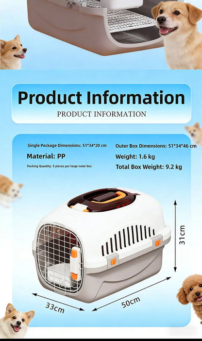 Raymax Portable Pet Carrier Spacecrt  Bag Dog Cage Travel Airline Outing Aircrt Che-in Universal Pet Fitn Scene For 8kg Pet Vet