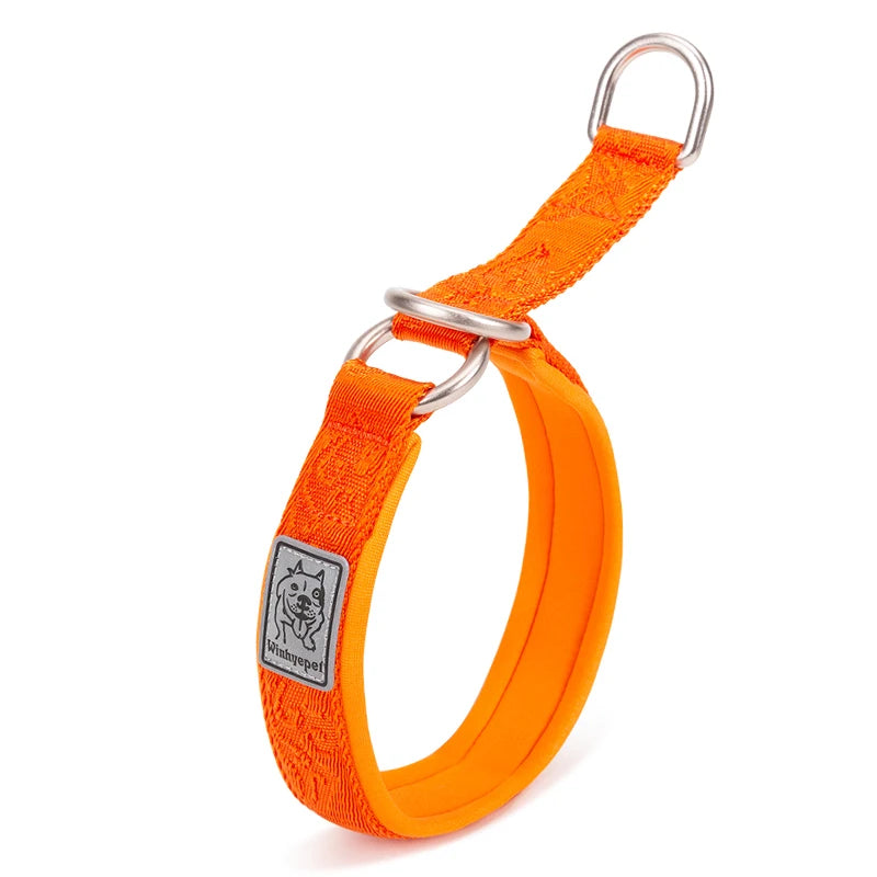 TRUELOVE P chain Pet Reflective Collar Nylon Best Neoprene Padded Half Choke Training  Lightweight Washable Sports YC1852