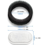 Replacement Filters For Cat Dog Water Fountain Stainless Steel Dispenser Feeders Pet Fountain Activated Carbon Replaced Filter - shimendi