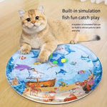 Pet Sensory Water Mat Thickened Inflatable Sea Ocean Water Mat For Cat Pet Supplies Cleaning Cooling Mat Cat Pets Accessories shimendi Sécurité et Confort pour Chien chat| Shimendi