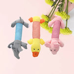 Molar Dog Toy Plush Supplies Fit For All Puppy Pet Squeak Chew Toy Funny Durable Chew Elephant Duck Pig Toy Pets Supplies Molar - shimendi